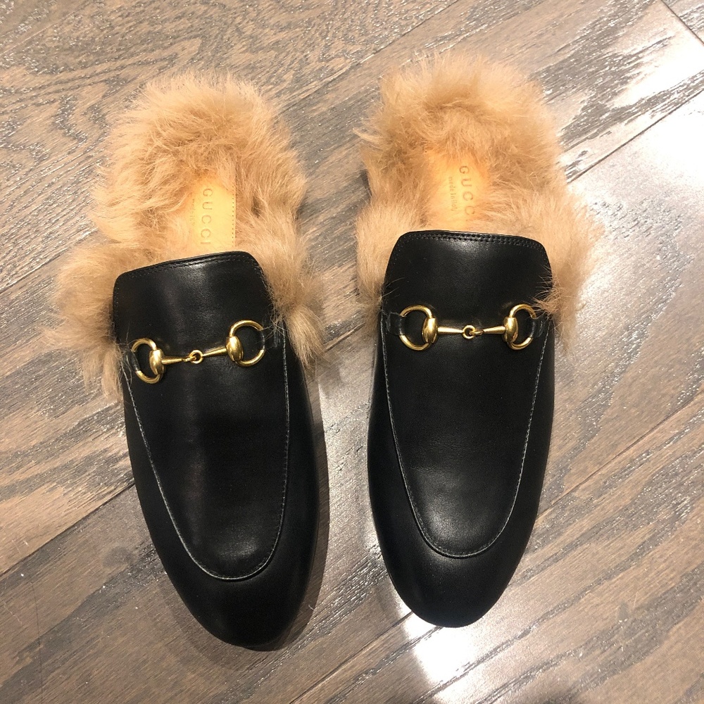 Gucci mules princetown fur   BRAND NEW